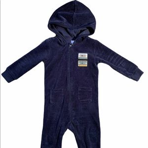 Baby boy overall navy blue